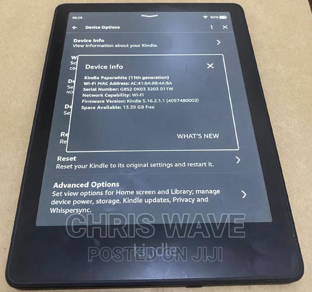 Amazon Kindle Paperwhite 16 GB Black - main view