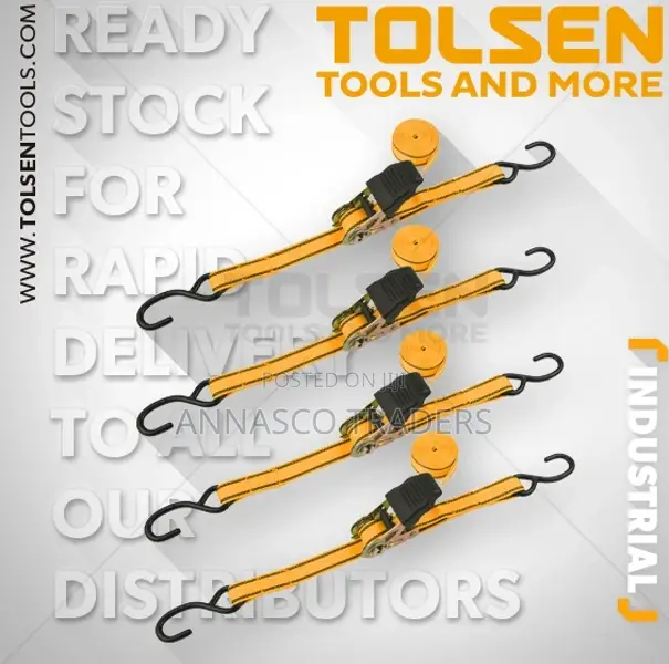 4pcs Ratchet Tie Down Set