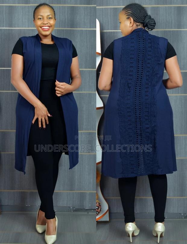 Ladies Quality Sleeveless Long Kimono - thumbnail 3