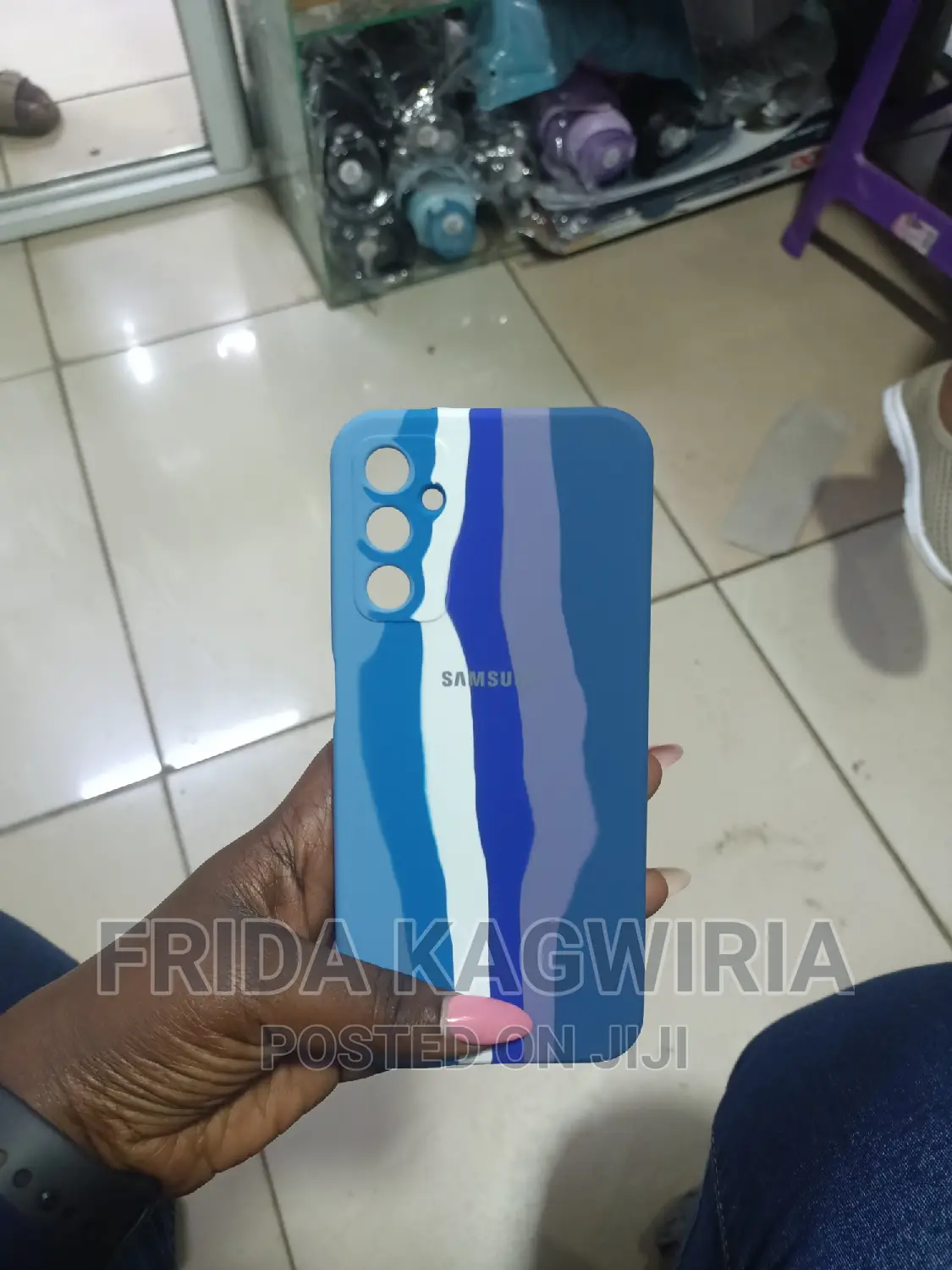 Samsung A14 Rainbow Silicone Case