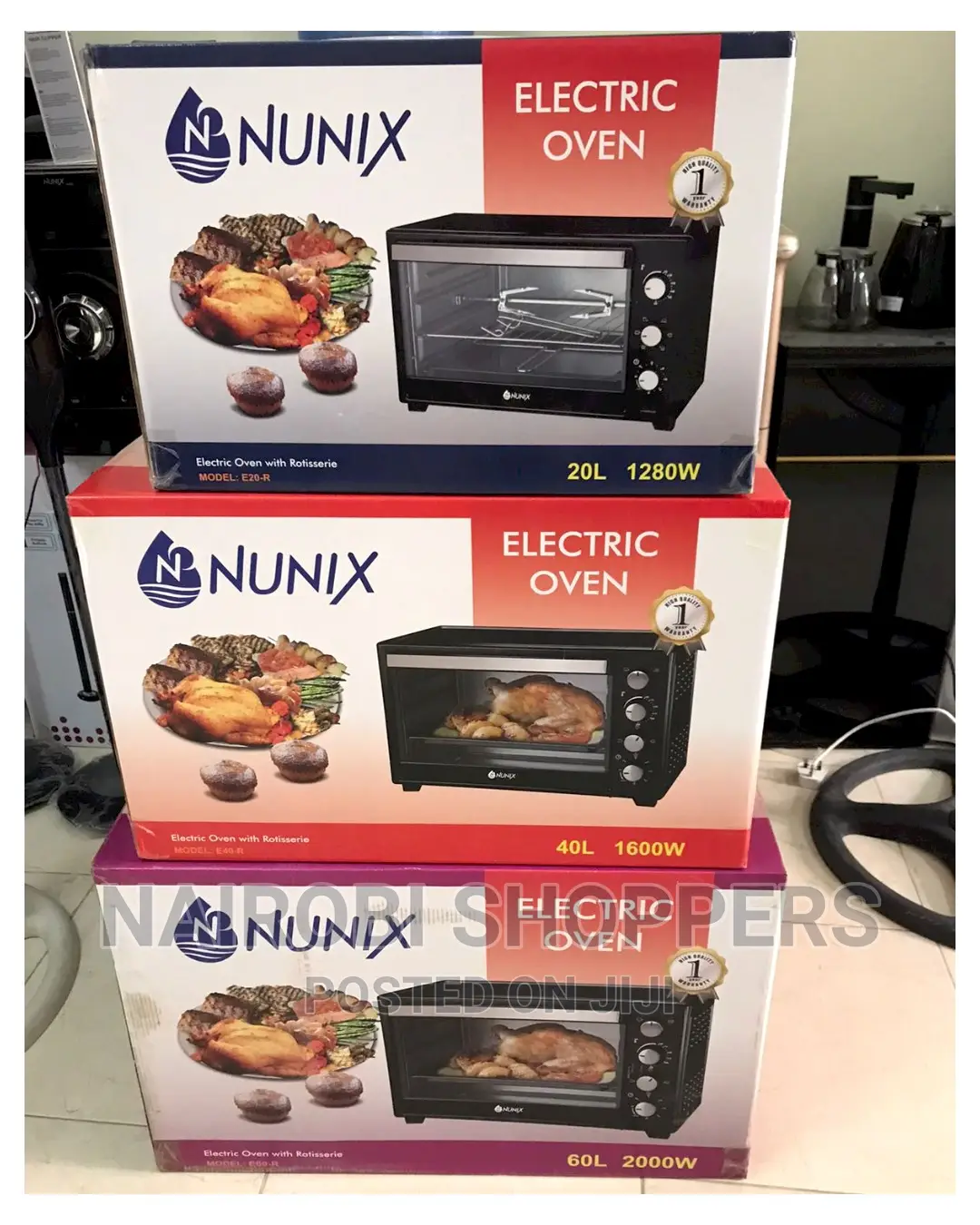 Nunix Electric Oven 20litres