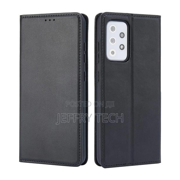 Leather Flip Wallet Back Cover Case for Nokia G11 Plus - Bla - thumbnail 4