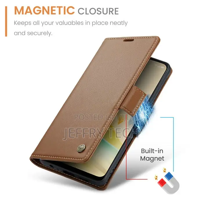 OPPO Reno8 T 4G Wallet RFID Blocking Magnetic Flip Case Br