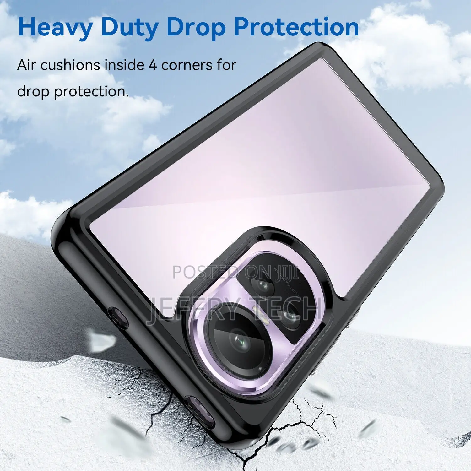 Oppo Reno10 /10 Pro, Luxury Bumper Clear Transparent Crystal