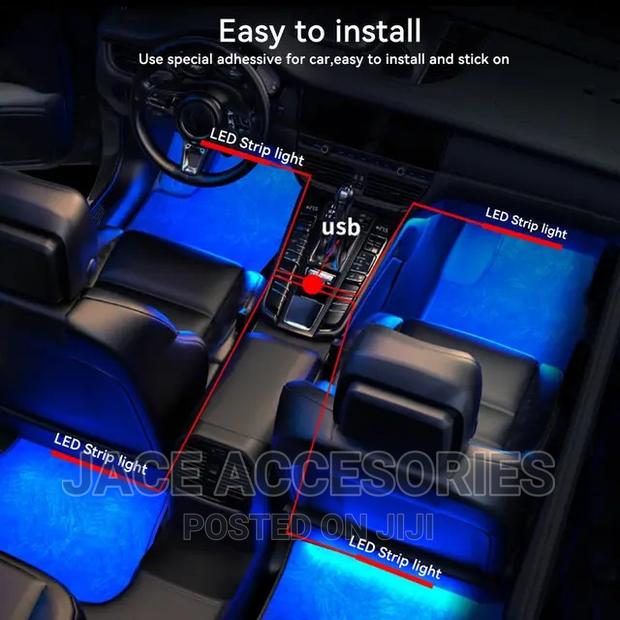 Waterproof Car Interior Footlights - thumbnail 2