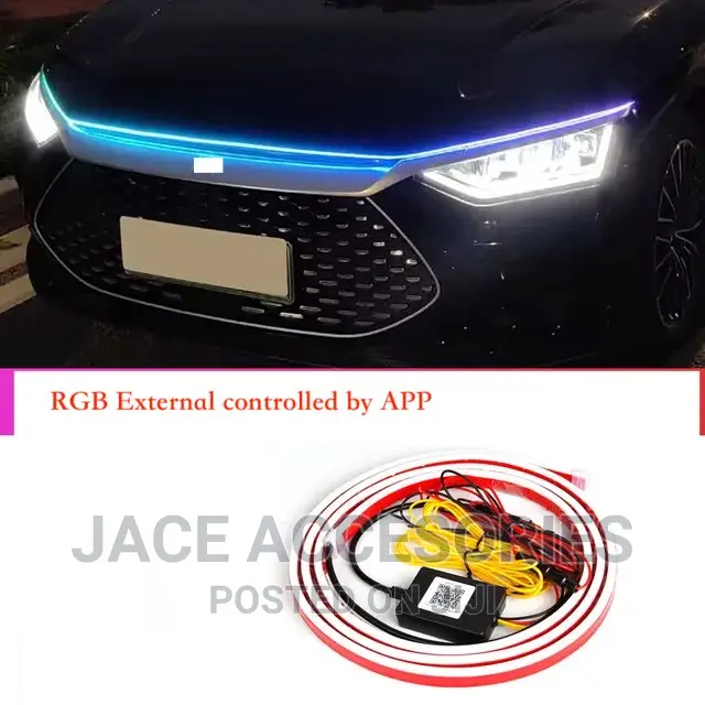 Sequential Car Hood Lights