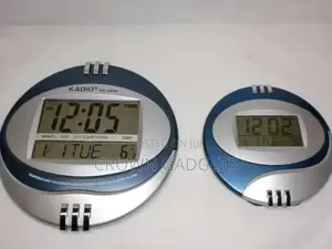 Kadio LCD Digital Wall + Table Clock