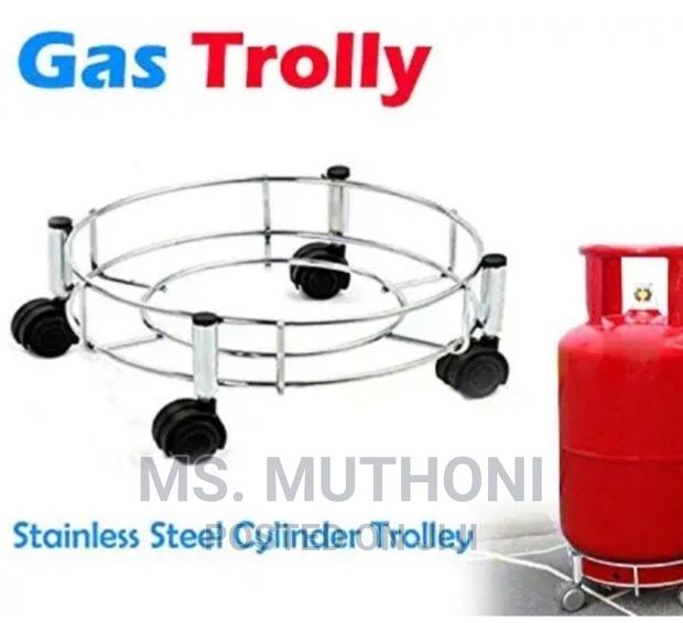 *Gas Cylinder Moveable Trolley - thumbnail 2