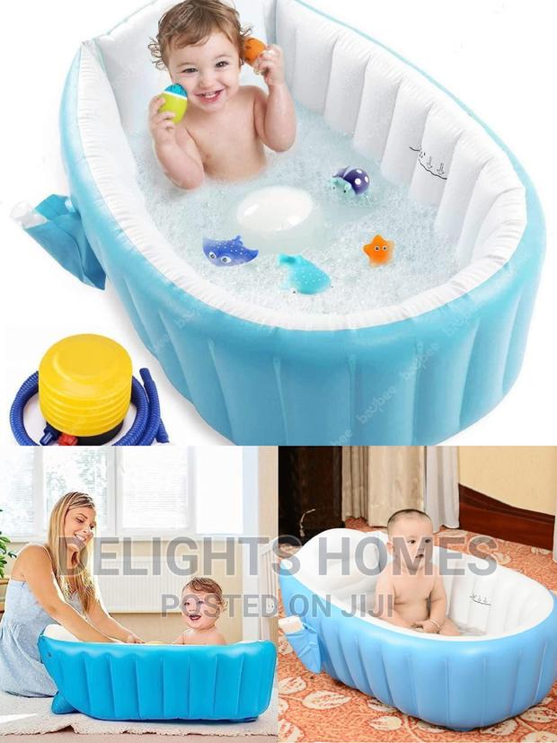 Inflatable Baby Bath Tub With Air Pump*