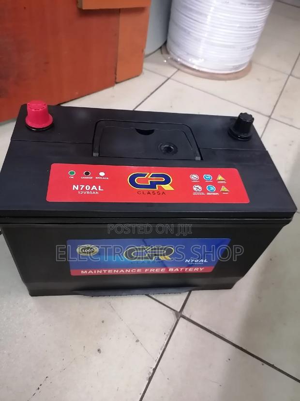 Cr N70.12v80 Ah Automotive Car Battery.