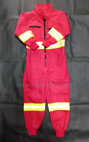 Durable Essential CBC Reflective Firefighters Kids Overall - main view