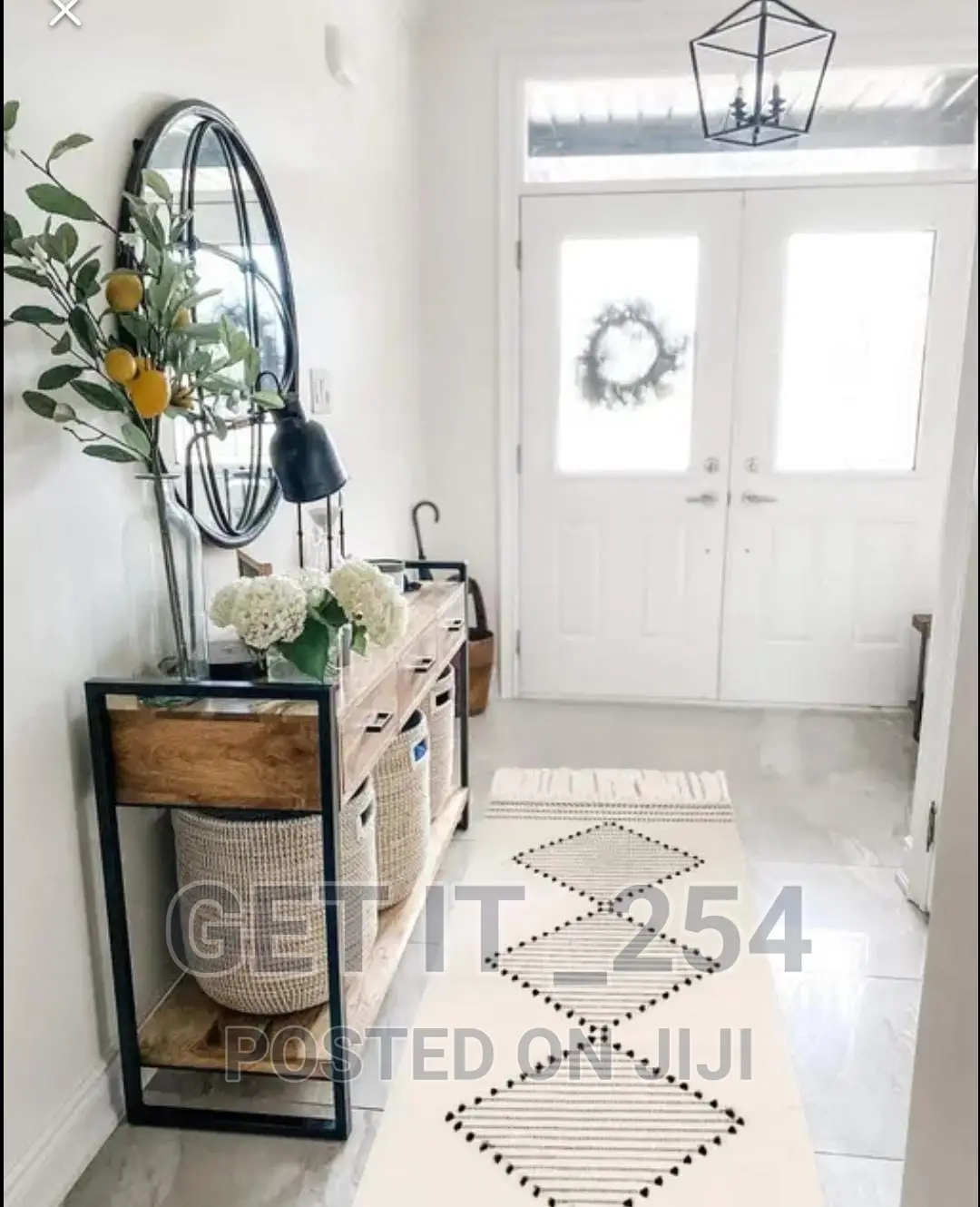 Beautiful Boho Wooven Mat* Can Be Used in the Kitchen