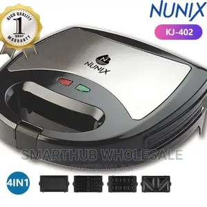 Nunix 4 in 1 Sandwich Maker Available