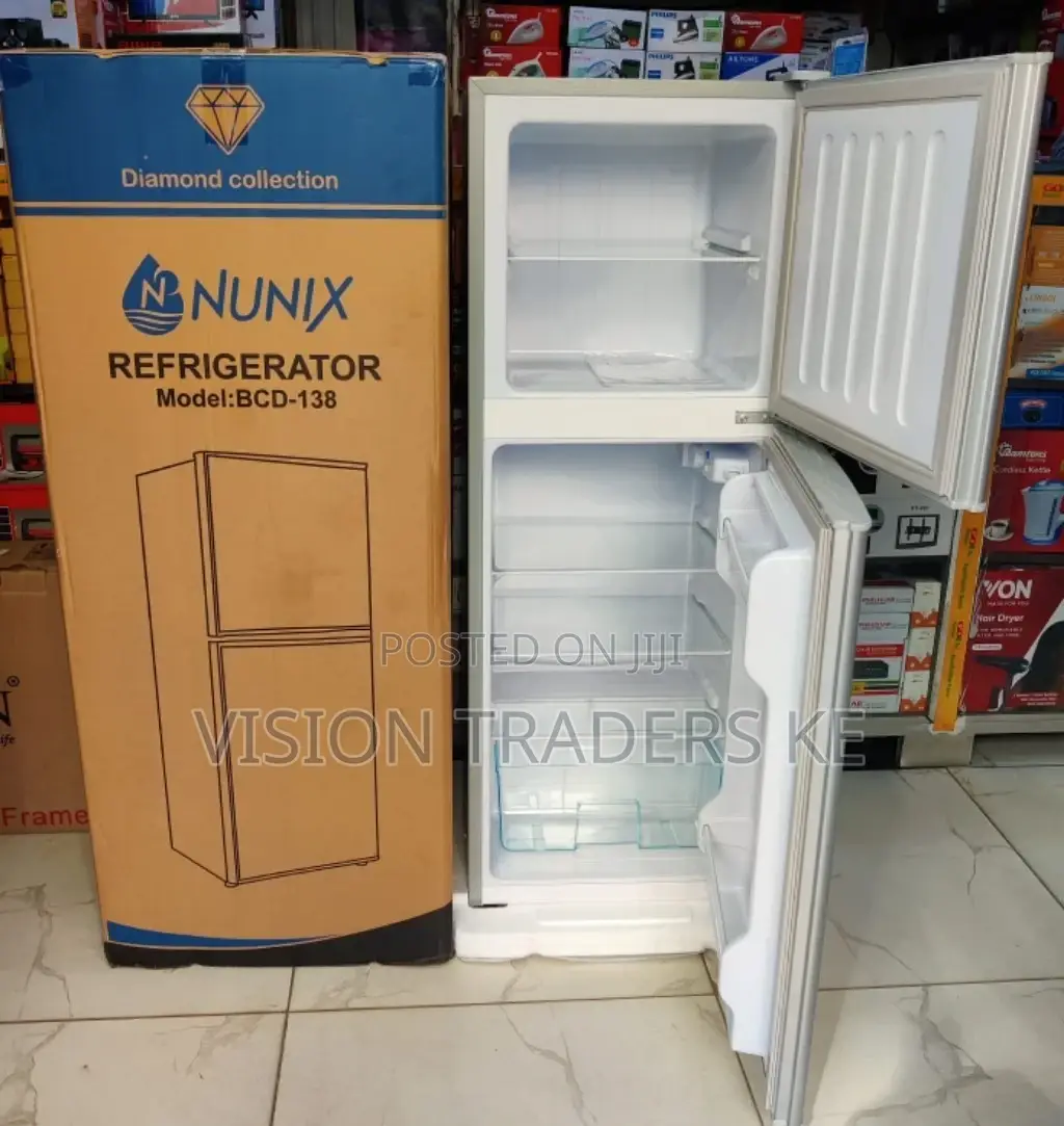 Fridge -Fridge Nunix 138litres Double Door Refrigerator