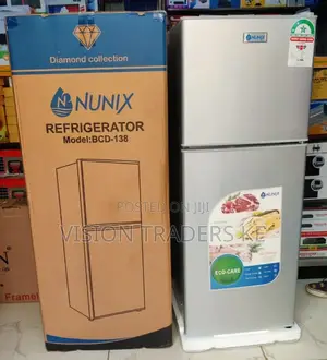 Fridge -Fridge Nunix 138litres Double Door Refrigerator.