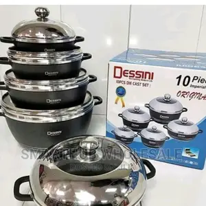 Dessini 10pcs Cookware Available Black