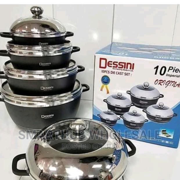 Dessini 10pcs Cookware Available Black