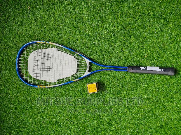 Wish Squash Racket 9902 With Dunlop 2 Dot Ball - thumbnail 4