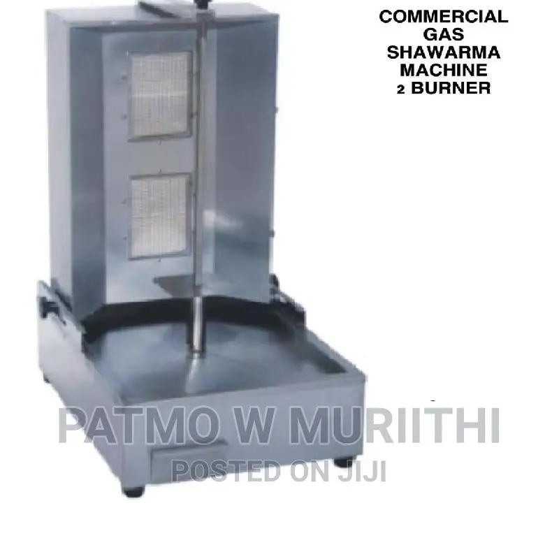 Premier Commercial Gas Shawarma Machine 2 Burner