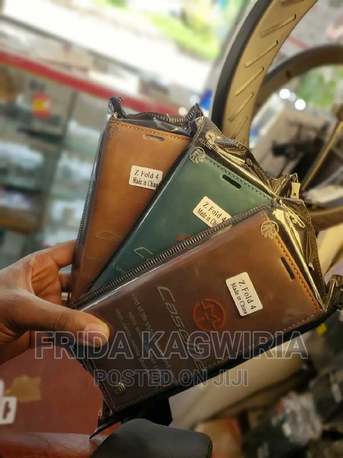Samsung Galaxy Z Fold 4 Caseme Leather Flip Case