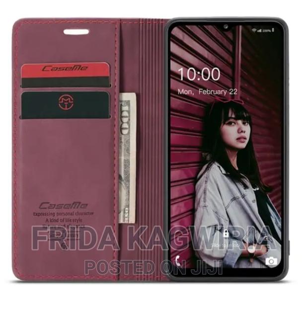 Samsung Galaxy Z Fold 4 Caseme Leather Flip Case - thumbnail 3