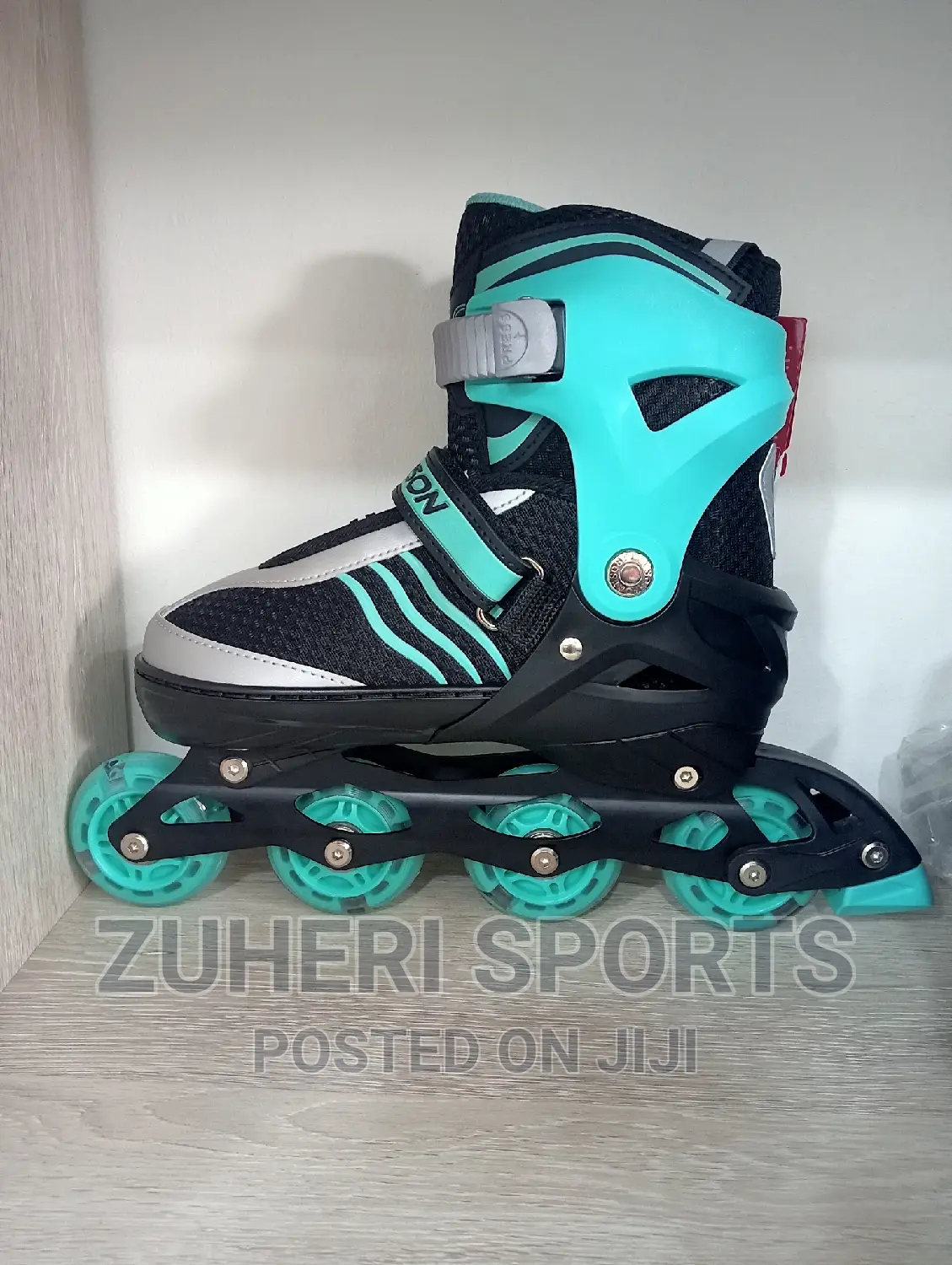 Papaison Inline Skate Shoes Adjustable Size,Lighting Wheels