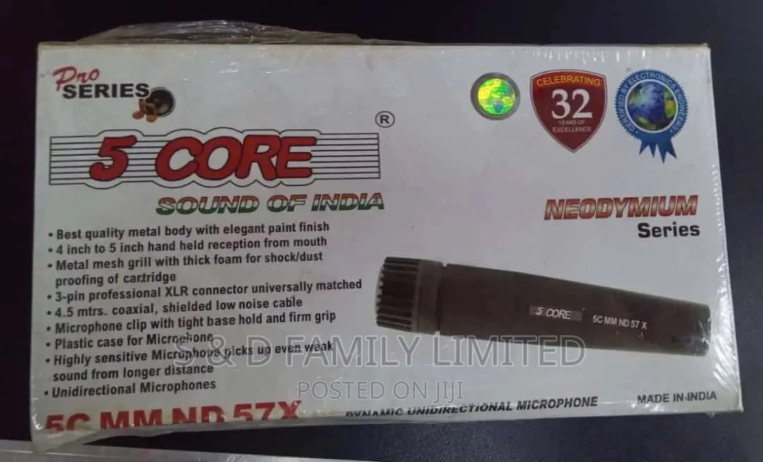 5 Core Dynamic Microphone
