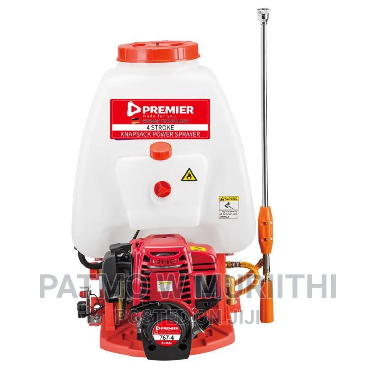 Motorized Knapsack Sprayer Pump (Petrol Powered) Four Stroke