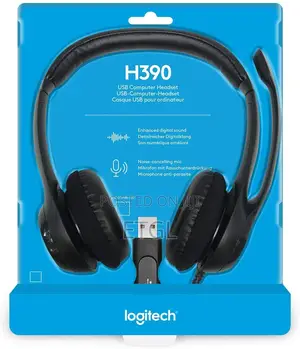 Logitech Usb Headset H390 With Noise Cancelling Mic