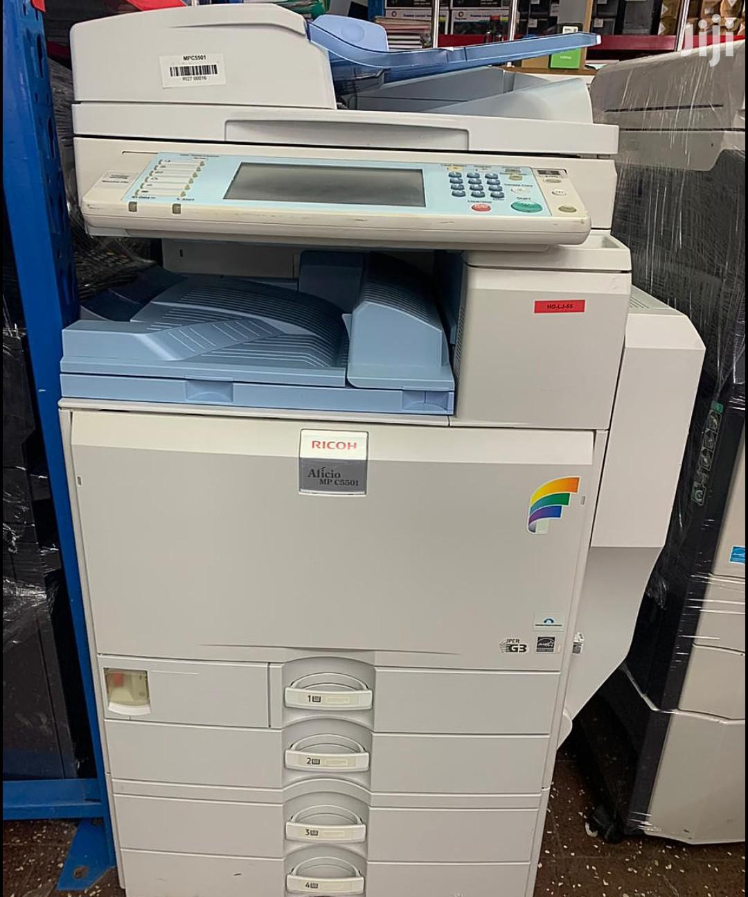 Coloured Ricoh Aficio MP C5501 Photocopier Printer Scanner Machine