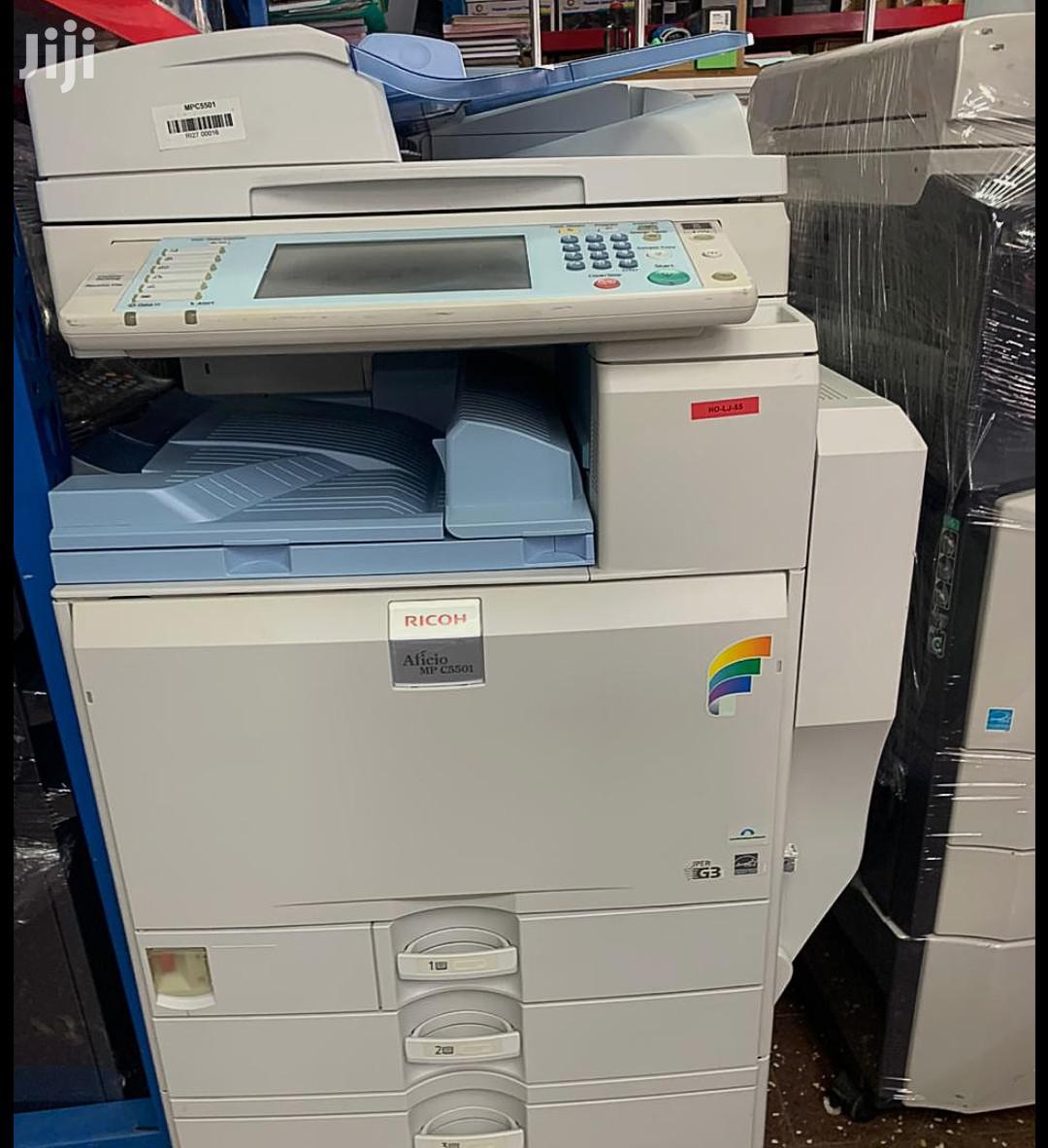 Coloured Ricoh Aficio MP C5501 Photocopier Printer Scanner Machine