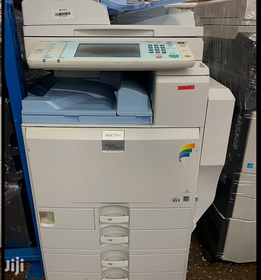 Coloured Ricoh Aficio MP C5501 Photocopier Printer Scanner Machine