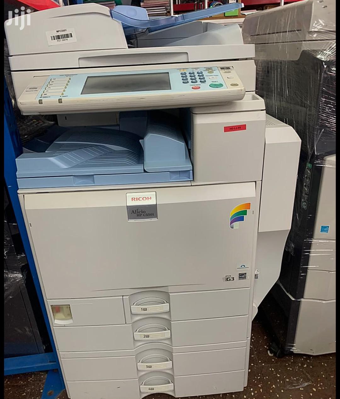 Coloured Ricoh Aficio MP C5501 Photocopier Printer Scanner Machine