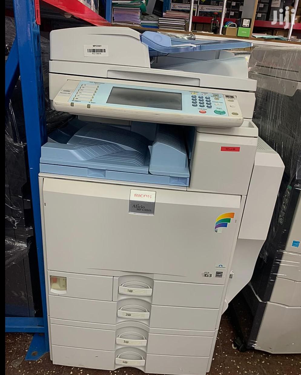 Coloured Ricoh Aficio MP C5501 Photocopier Printer Scanner Machine