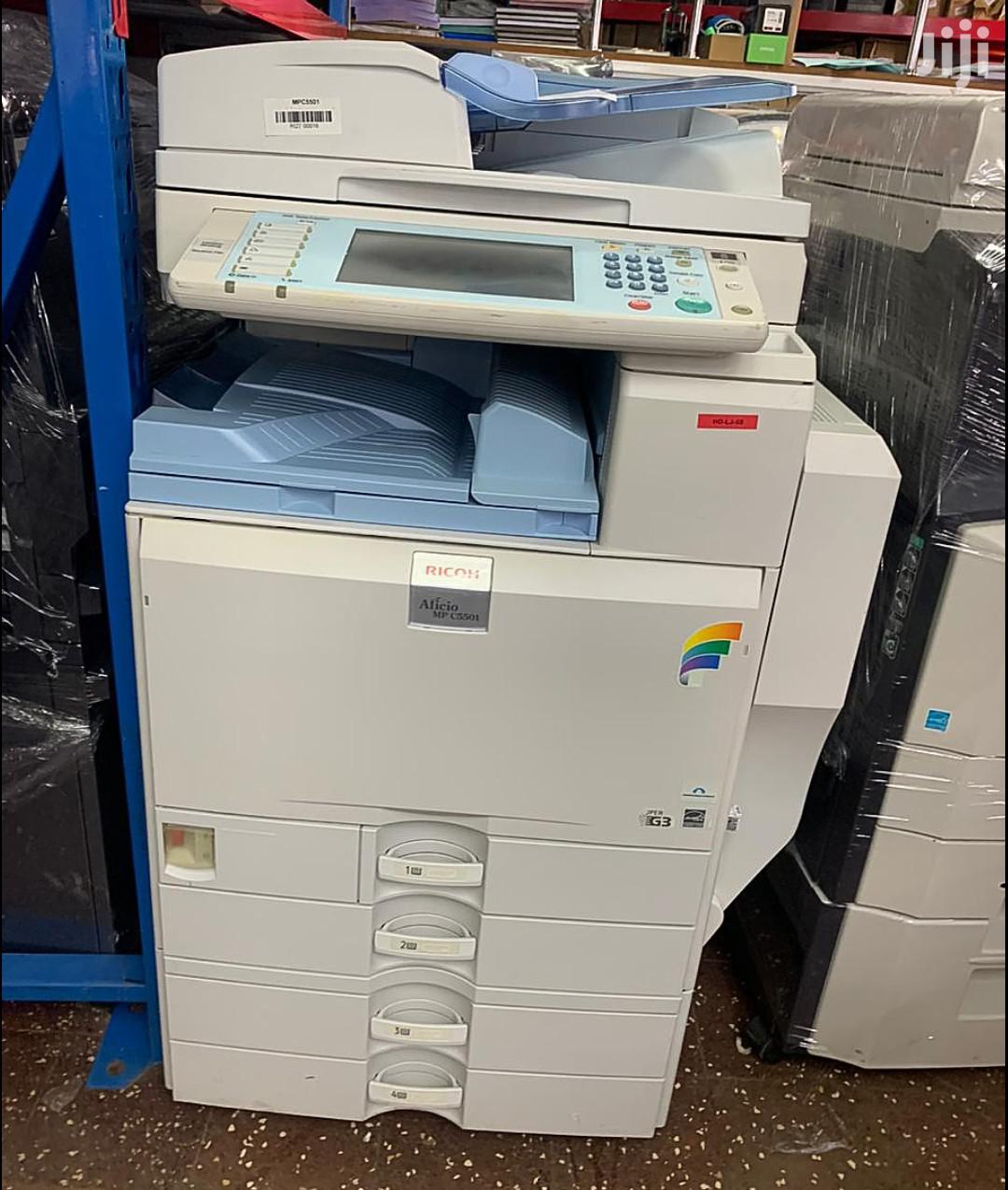 Coloured Ricoh Aficio MP C5501 Photocopier Printer Scanner Machine
