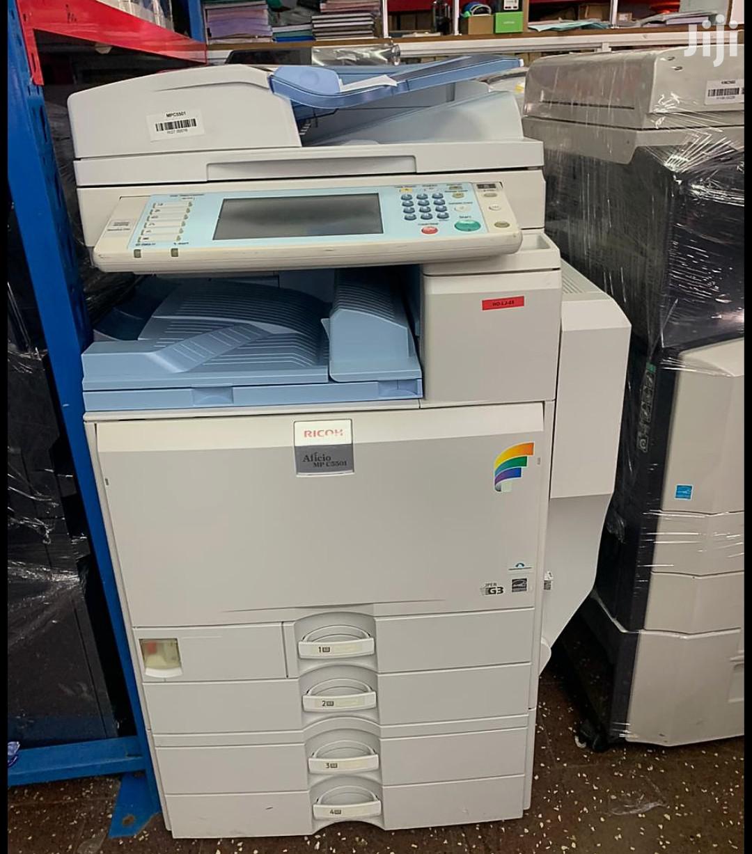 Coloured Ricoh Aficio MP C5501 Photocopier Printer Scanner Machine