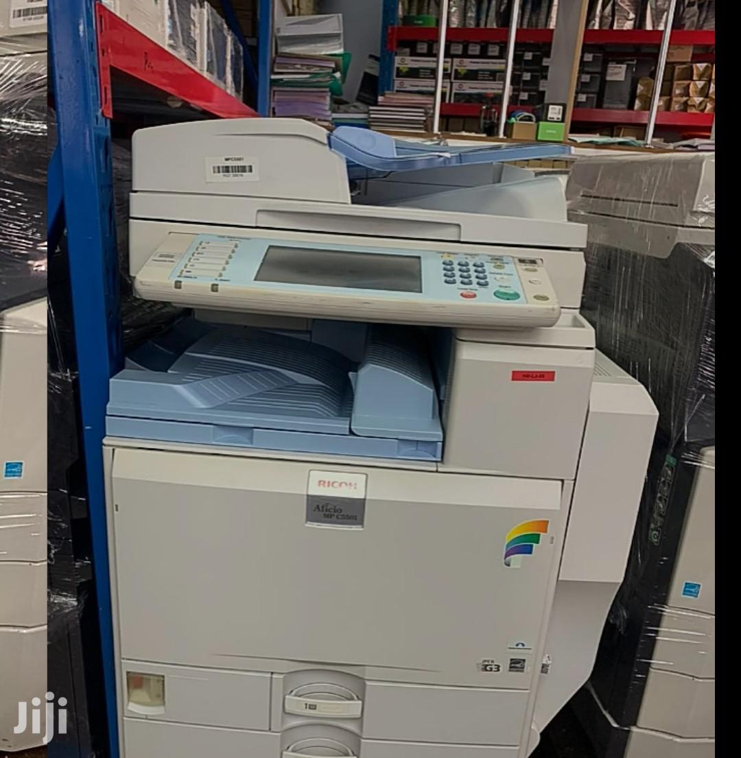 Coloured Ricoh Aficio MP C5501 Photocopier Printer Scanner Machine