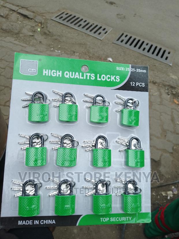 Solda Desk Padlock Water Resistant Plastic Coated Padlock
