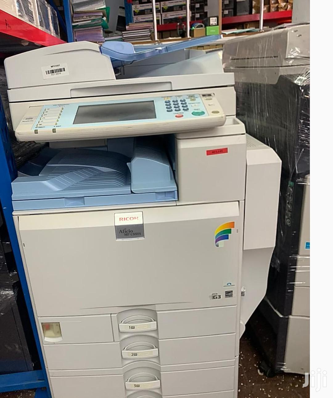 Coloured Ricoh Aficio MP C5501 Photocopier Printer Scanner Machine