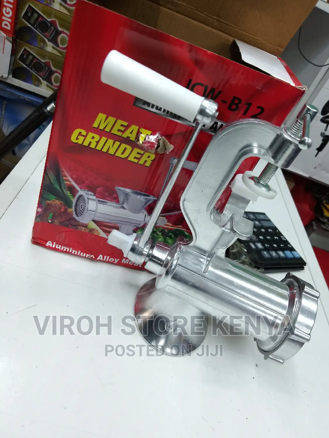 New Meat Mincer Grinder Aluminum Size 12