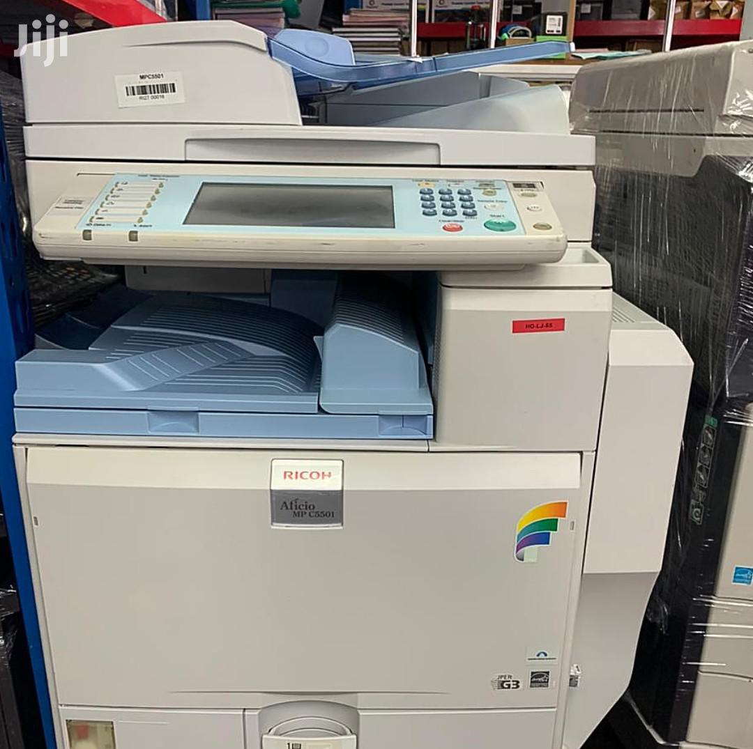 Coloured Ricoh Aficio MP C5501 Photocopier Printer Scanner Machine