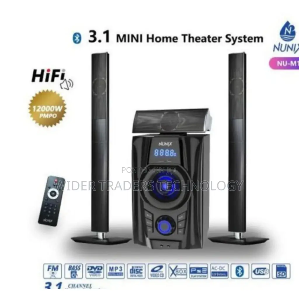 Nunix 3.1 MINI Home Theater System M1 12000W Pmpo