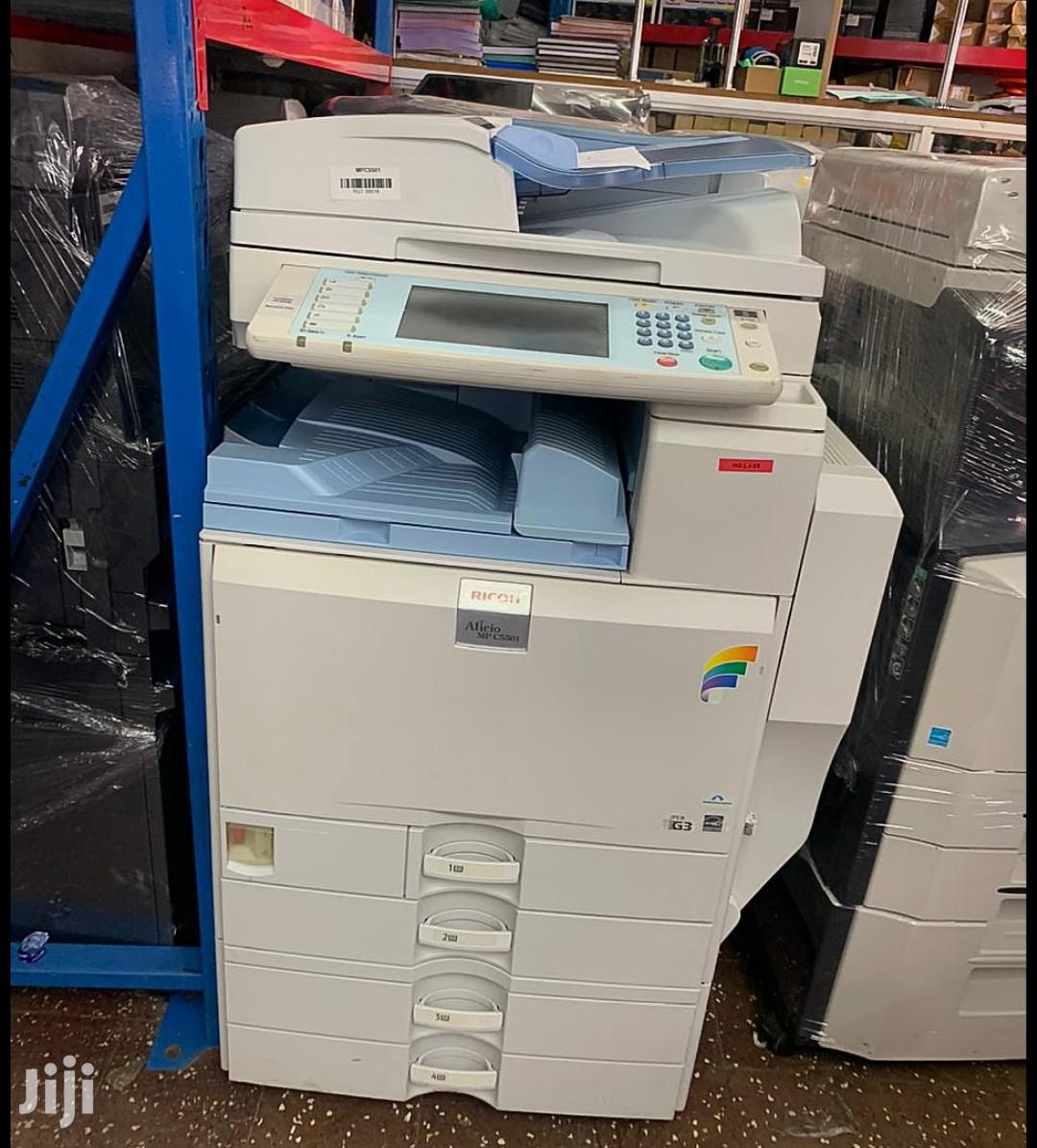 Coloured Ricoh Aficio MP C5501 Photocopier Printer Scanner Machine