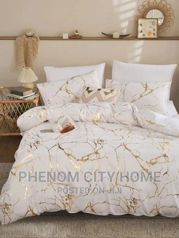 Gold Marble Design Duvet Covers