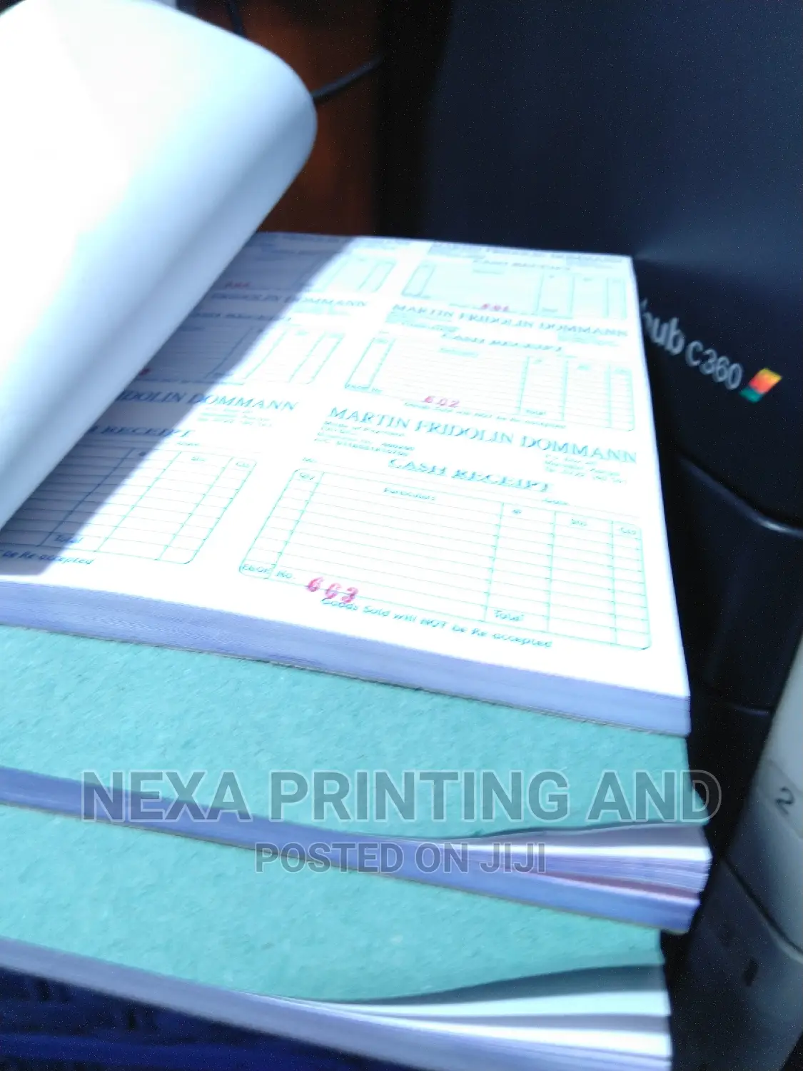 Cash Sale Receipt Printing