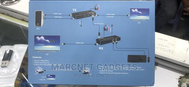 60M KVM Hdmi Extender Over Lan RJ45 With Audio and Usb