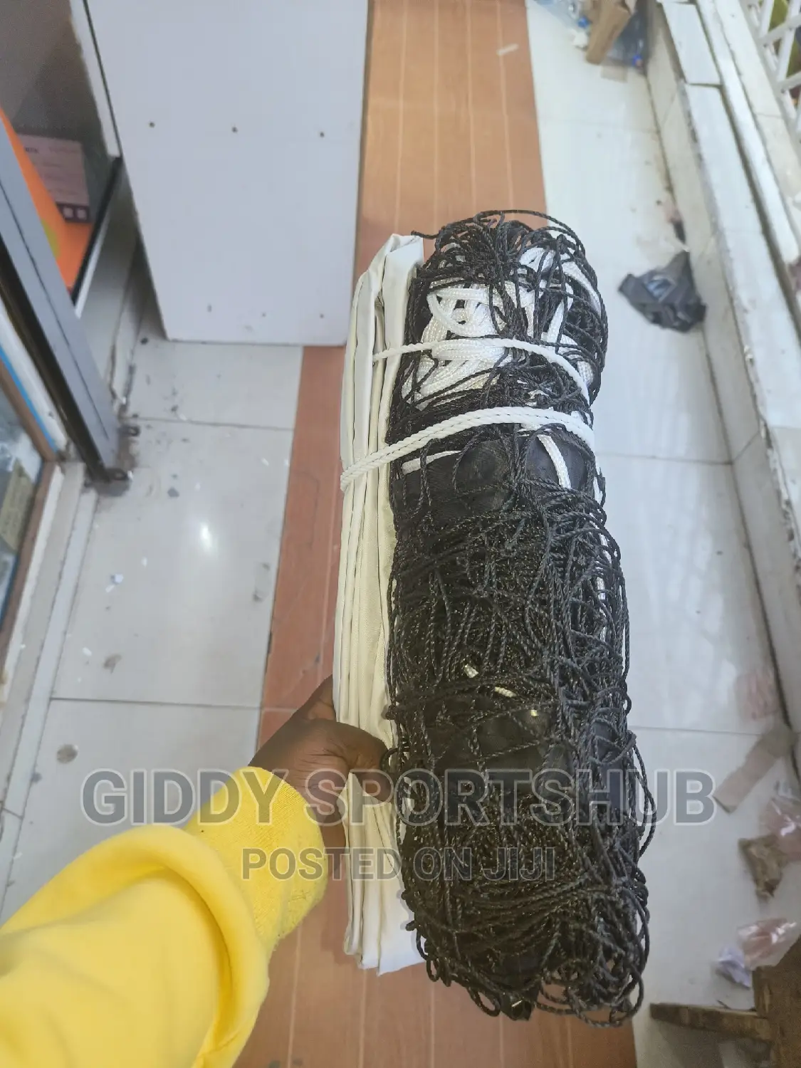 Volleyball Net Black Heavy FIVB