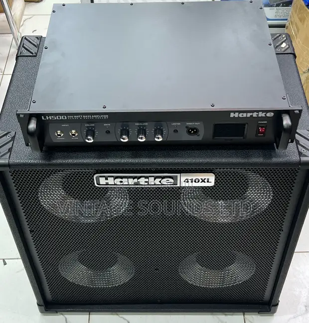 Hartke 410xl Guitar Bass Combo W/Th Hartke Lh500 Amplifier