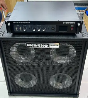 Hartke 410xl Guitar Bass Combo W/Th Hartke Lh500 Amplifier