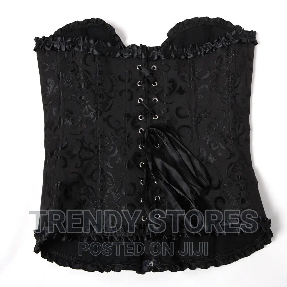 Women Sexy Floral Corset Plus Free G - String Panty